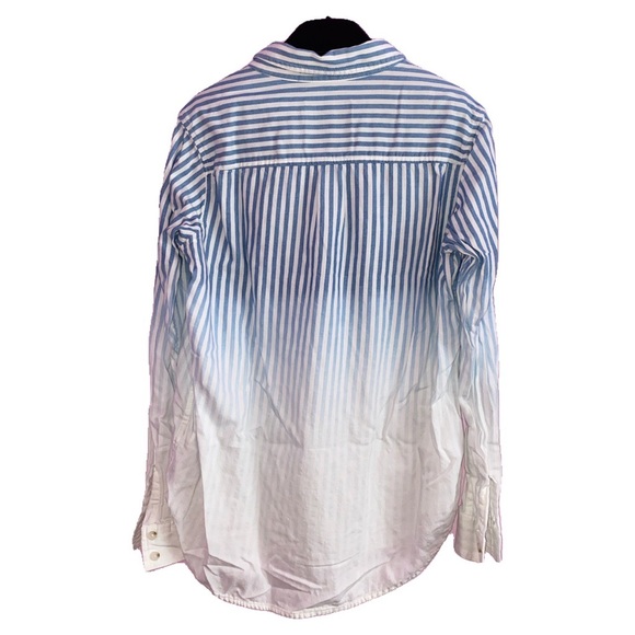 ombré striped button up - Picture 2 of 2